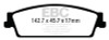 EBC Green Stuff Rear Brake Pads for 15+ Cadillac Escalade 6.2 2WD - DP63022