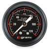 Grams Performance 0-120 PSI Fuel Pressure Gauge - G2-99-1200