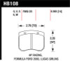 Hawk HPS 5.0 Rear Brake Pads for 03-06 Evolution Evo 8 & 9 - HB180B.560