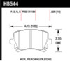 Hawk HPS 5.0 Rear Brake Pads for 05-08 Audi A4 / 06-09 A3 - HB544B.628