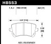 Hawk HPS Rear Brake Pads for 04-08 Audi S4 / 07-11 S6 / 07-09 S8 - HB553F.652