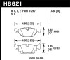 Hawk HPS 5.0 Rear Brake Pads for 2011-2011 BMW 125i - HB621B.638