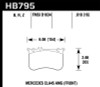 Hawk HPS 5.0 Front Brake Pads for 14-17 Mercedes CLA 45 AMG/15-17 GLA 45 AMG