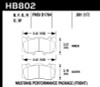 Hawk HP+ Street Front Brake Pads for 16-17 Ford Mustang - HB802N.661