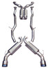 Injen Axleback Exhaust w/ Burnt Tip for 08-11 Lancer 4 Cyl 2.0L / 2.4L