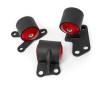 Innovative Black Steel Motor Mounts 60A Bushings for 92-95 Civic B/D Series