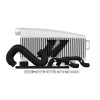 Mishimoto Top-Mount Intercooler Kit Silver/Black Hoses for 02-07 WRX/04-07 STi