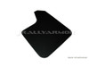 Rally Armor Universal Basic Black Mud Flaps w/ Black Logo - MF12-BAS-BLK