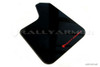 Rally Armor Universal Fitment UR Black Mud Flap w/ Red Logo - MF12-UR-BLK/RD
