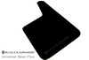 Rally Armor Longer Universal Basic Black Mud Flaps w/ Black Logo - MF20-BAS-BLK