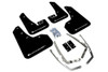 Rally Armor UR Black Mud Flaps w/ White Logo for 15+ VW Golf / GTI
