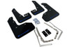 Rally Armor UR Black Mud Flaps w/ Blue Logo for 15+ VW Golf R MKVII