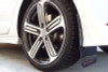 Rally Armor UR Black Mud Flaps w/ Silver Logo for 15+ VW Golf R