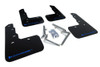 Rally Armor Black UR Mud Flaps w/ Blue Logo for 17+ Civic Type R