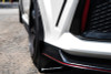 Rally Armor UR Black Mud Flaps w/ Red Logo for 17-19 Civic Type R