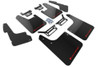 Rally Armor Black UR Mud Flaps w/ Red Logo for 12+ Toyota 4Runner