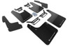 Rally Armor Black UR Mud Flaps w/ Silver Logo for 12+ Toyota 4Runner