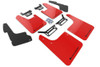 Rally Armor Red UR Mud Flaps w/ Black Logo for 12+ Toyota 4Runner