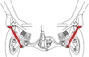 SPC Performance Rear Lower Control Arms (Pair) for 91-97 Toyota Landcruiser
