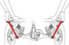 SPC Performance Rear Lower Control Arms (Pair) for 08+ Toyota Landcruiser
