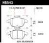 Hawk HPS Front Brake Pads for 06+ GTI / 06+ A3 Quattro - HB543F.760