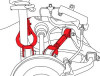 SPC Rear Adjustable Control Arms for 89-94 Nissan 240SX / 90-96 300ZX - 67765