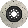 StopTech Slotted & Drilled Front Brake Rotors for 00-06 Audi TT Base - 127.33062