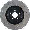 StopTech Slotted & Drilled Front Brake Rotors for 08-14 Evolution Evo X