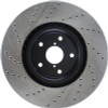 StopTech Slotted & Drilled Front Brake Rotors for 05-14 Subaru STI - 127.47022