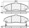 StopTech Street Performance Front Brake Pads for 97-13 Corvette Base - 309.07310