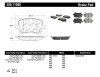 StopTech Street Performance Rear Brake Pads for 06-13 Audi A3 / 06-10 GTI
