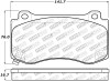 StopTech Street Performance Front Brake Pads for 06-10 Grand Cherokee