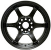 Gram Lights 57DR 15x8 4x100 35mm Offset Semi Gloss Black Wheel - WGIE35AH