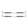 Westin E-Series 3 Nerf Step Bars - SS for 14-18 Silverado 1500 Dbl Cab