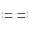 Westin E-Series 3 Nerf Step Bars - SS for 14-18 Silverado 1500 Dbl Cab