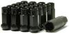Wheel Mate Muteki SR48 Open End Lug Nuts - Set of 20 - Black / 12x1.25 / 48mm
