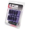 Wheel Mate Monster Open End Lug Nut Set of 20 - Purple 14x1.50