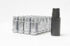 Wheel Mate Monster Open End Lug Nut Set of 20 - Silver 14x1.50 - 33006S