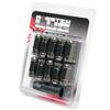 Wheel Mate Monster Open End Lug Nuts - Set of 20 - Black Chrome / 14x1.5