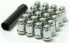 Wheel Mate Muteki Closed End Lug Nuts - Set of 20 - Chrome / 12x1.25 - 41885C