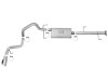 aFe Power Scorpion 2-1/2" Polished Tip Exhaust for 07-17 FJ Cruiser 4.0L