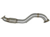 aFe Power Twisted Steel 3" Rear Down-Pipe/Mid-Pipe for 17+ Civic Type R