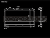Koyo Hyper V 36mm Core Radiator for 08-14 Subaru WRX - VH091662
