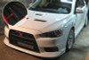 Rally Armor UR Black Mud Flaps w/ Silver Logo - 08+ EVO X - MF10-UR-BLK/SIL