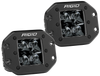 Rigid Industries D2 - Midnight Edition Flush Mount Spot Lights - 212213BLK