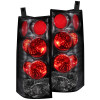ANZO TAIL LIGHTS BLACK for 03-14 CHEVY EXPRESS / GMC SAVANA VAN