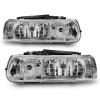ANZO CRYSTAL HEADLIGHTS CHROME for 99-02 SILVERADO 1500/2500 - 111011
