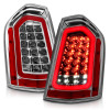 ANZO L.E.D TAILLIGHT CHROME W/ SEQUENTIAL SIGNAL for 11-14 Chrysler 300