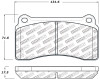 StopTech Street Performance Rear Brake Pads for 09+ GTR - 309.13830