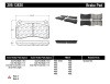 StopTech Street Performance Rear Brake Pads for 09+ GTR - 309.13830